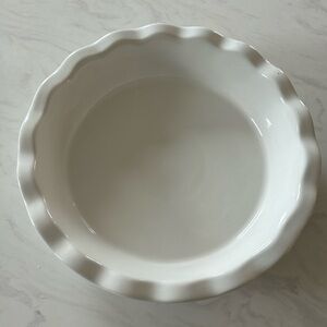 Sur La Table 9.25 Inch White Pie Dish